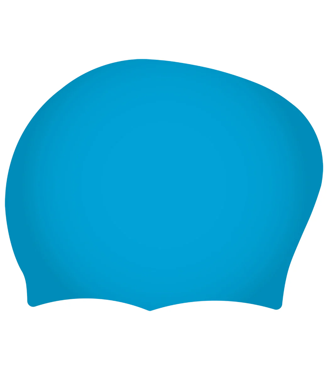 Custom Long Hair Silicone Swim Cap - Image 37