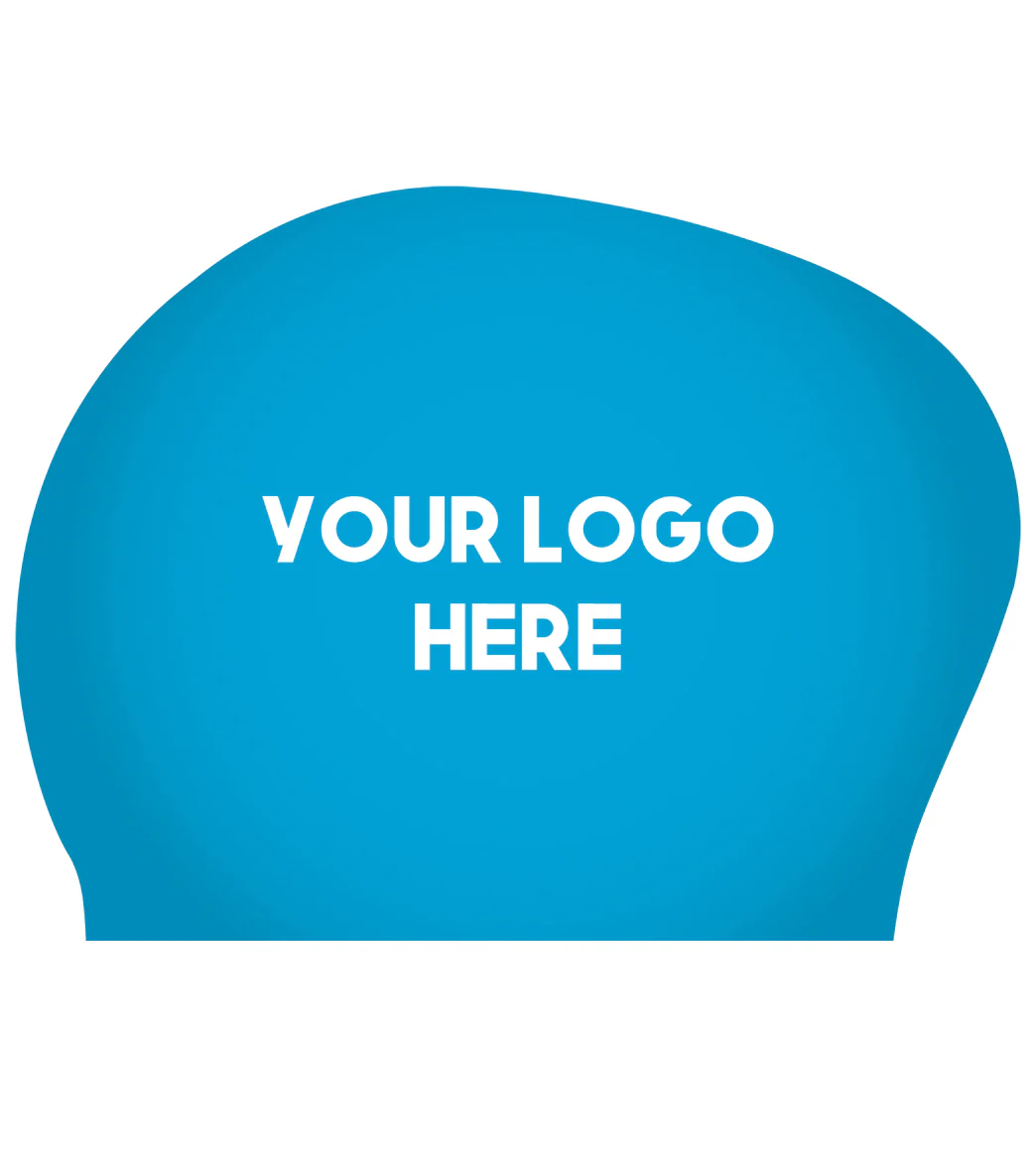 Custom Long Hair Silicone Swim Cap - Image 40