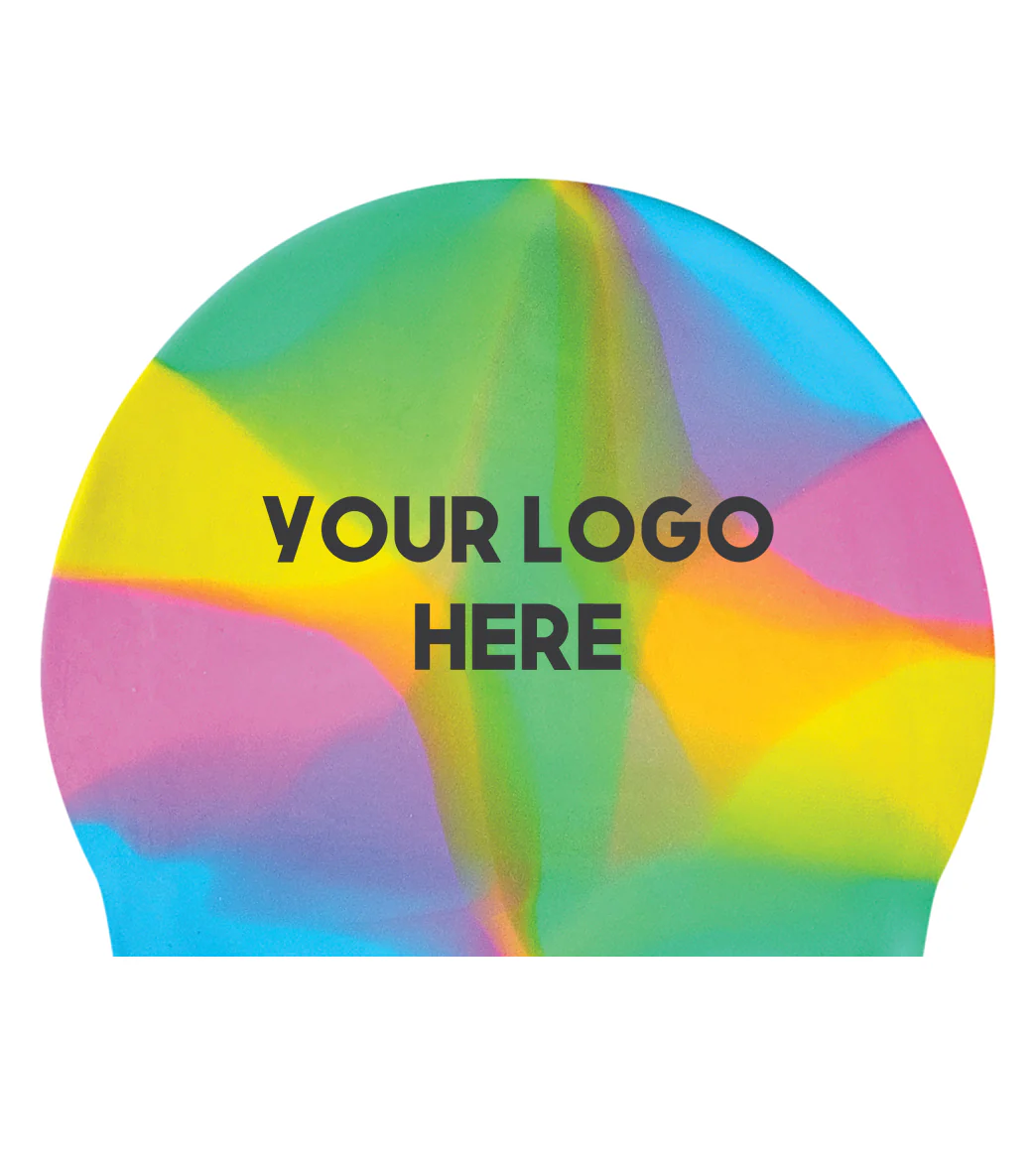 Custom Multicolor Silicone Swim Caps - Image 11