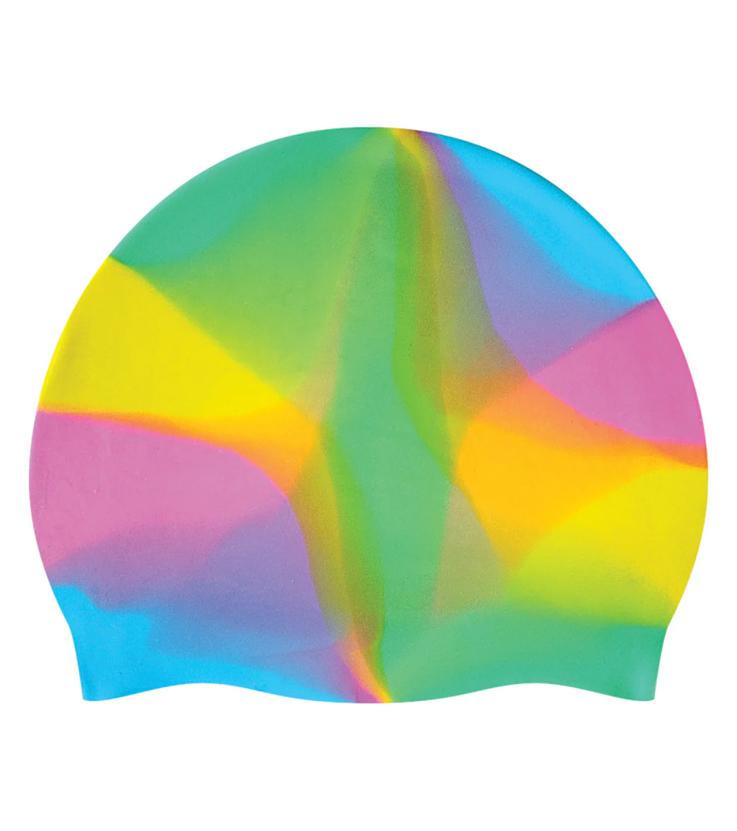 Custom Multicolor Silicone Swim Caps - Image 12
