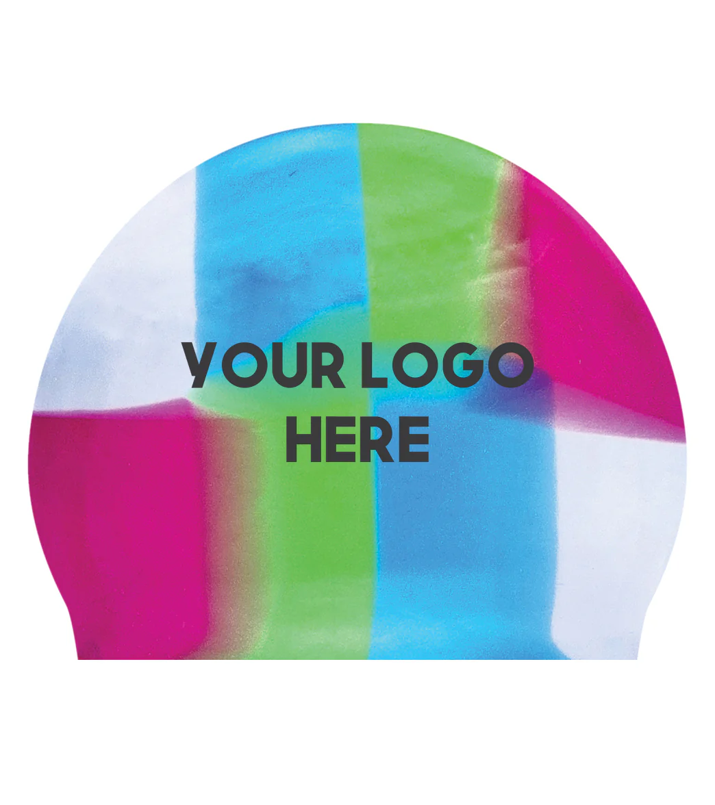 Custom Multicolor Silicone Swim Caps - Image 16