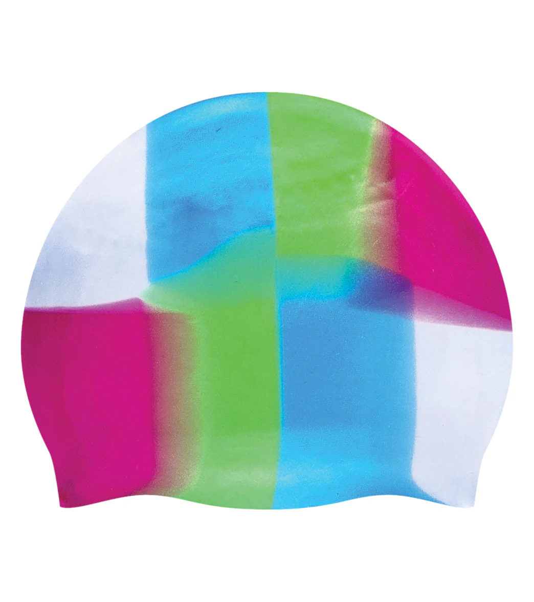Custom Multicolor Silicone Swim Caps - Image 17