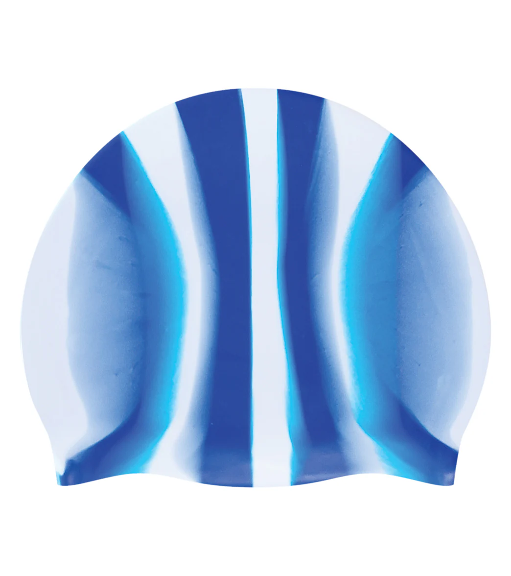 Custom Multicolor Silicone Swim Caps - Image 2