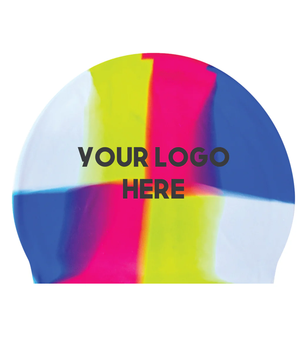 Custom Multicolor Silicone Swim Caps - Image 21