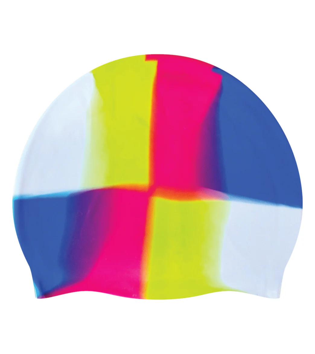 Custom Multicolor Silicone Swim Caps - Image 22