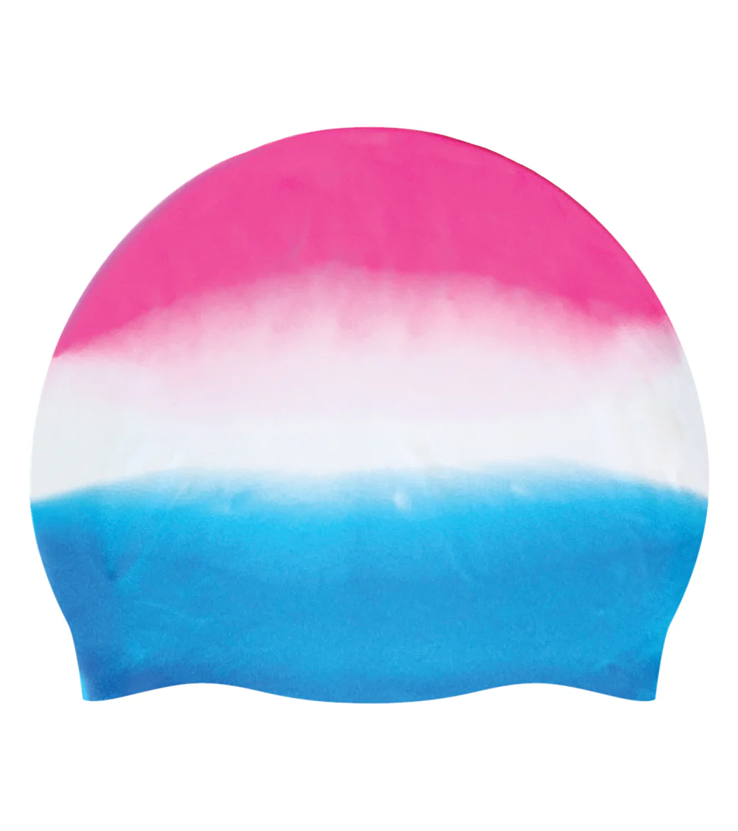 Custom Multicolor Silicone Swim Caps - Image 37
