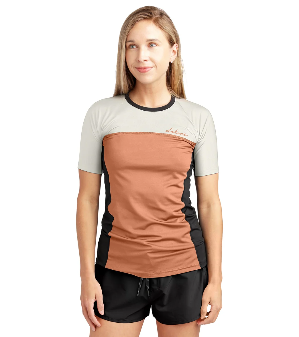 Dakine Women's HD Crew Short Sleeve UPF 50 Rash Guard - Image 12