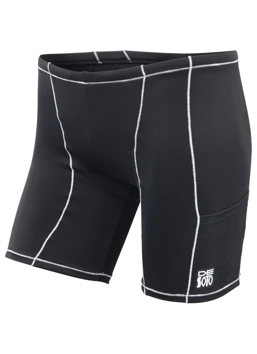 DeSoto Men's Dual Pocket Low-Cut Carrera Tri Short - Image 3
