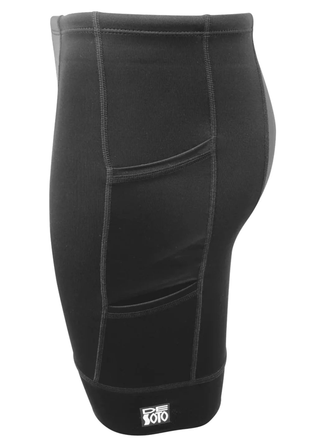 DeSoto Men's Forza Tri Short 4-Pockets-High Rise - Image 3