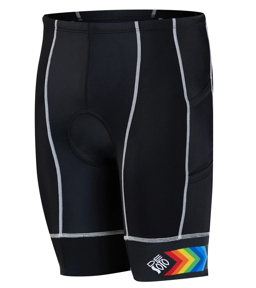 DeSoto Men's Forza Tri Short 4-Pockets-High Rise - Image 8