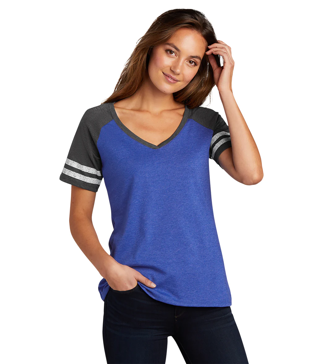 District Women’s Game V-Neck T-Shirt - Image 21