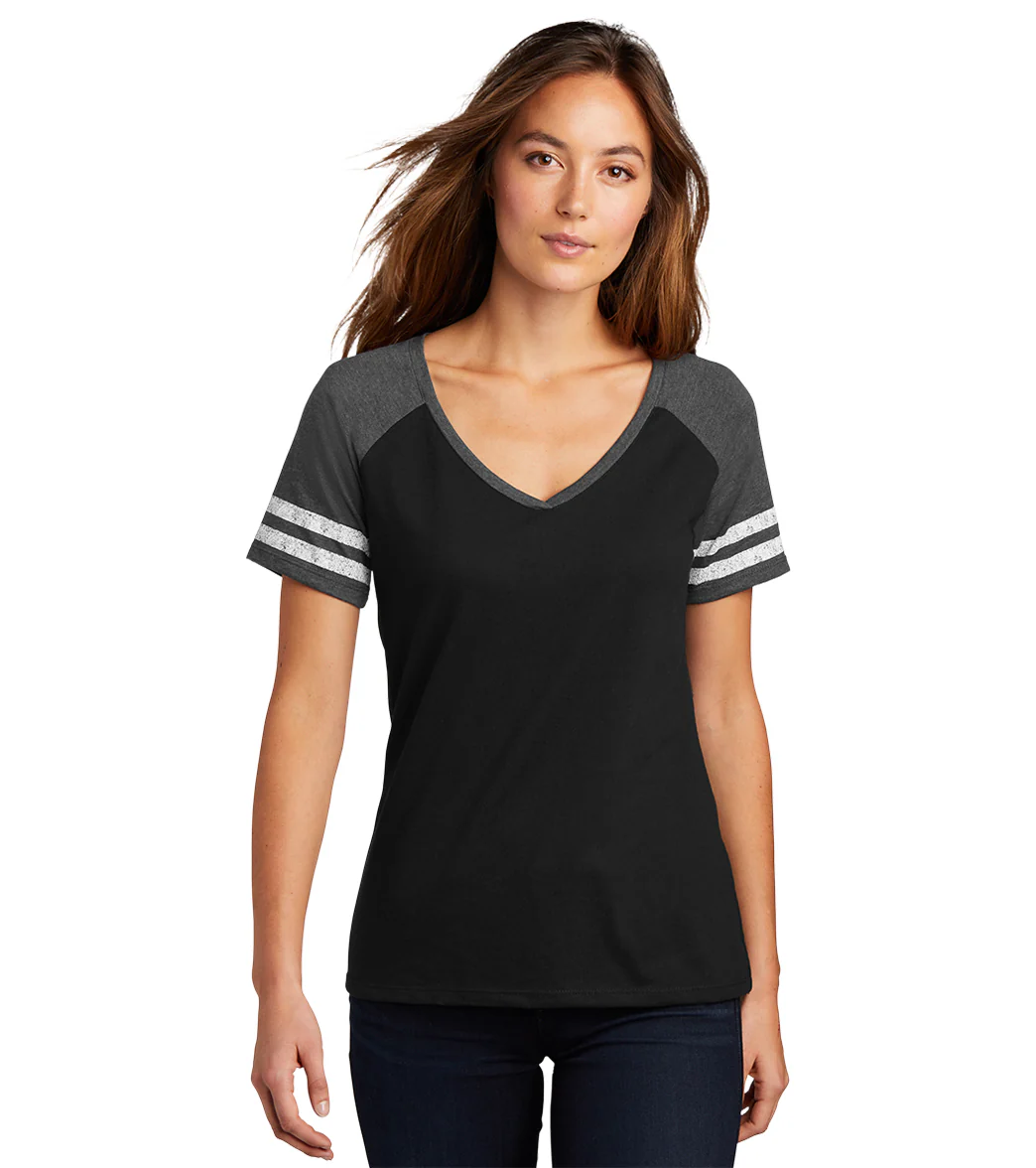 District Women’s Game V-Neck T-Shirt - Image 37