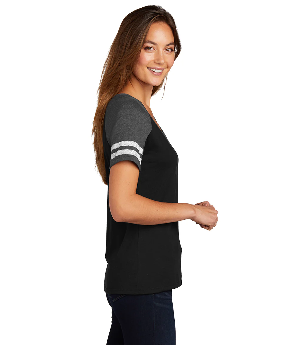 District Women’s Game V-Neck T-Shirt - Image 38