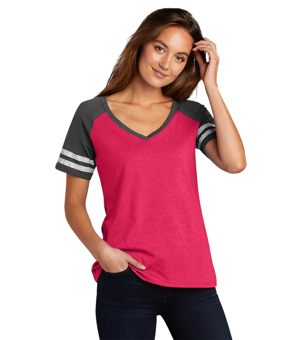 District Women’s Game V-Neck T-Shirt - Image 45