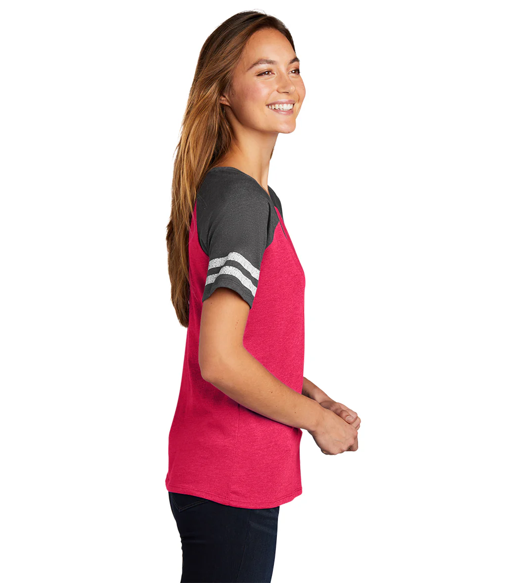 District Women’s Game V-Neck T-Shirt - Image 46