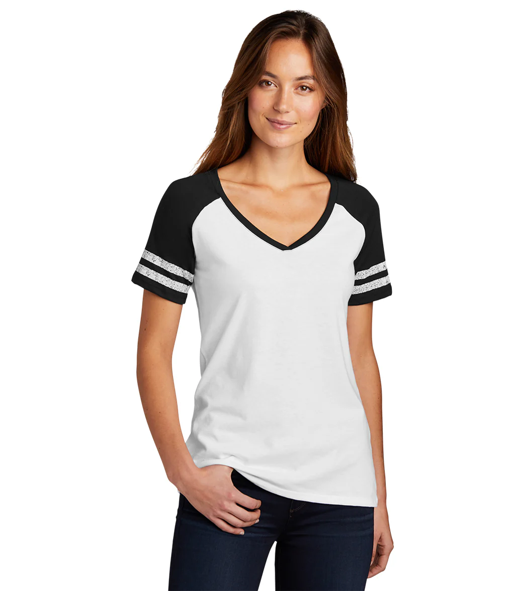 District Women’s Game V-Neck T-Shirt - Image 5