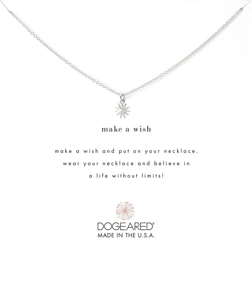 Dogeared Make a Wish Petite Starburst Necklace - Image 6