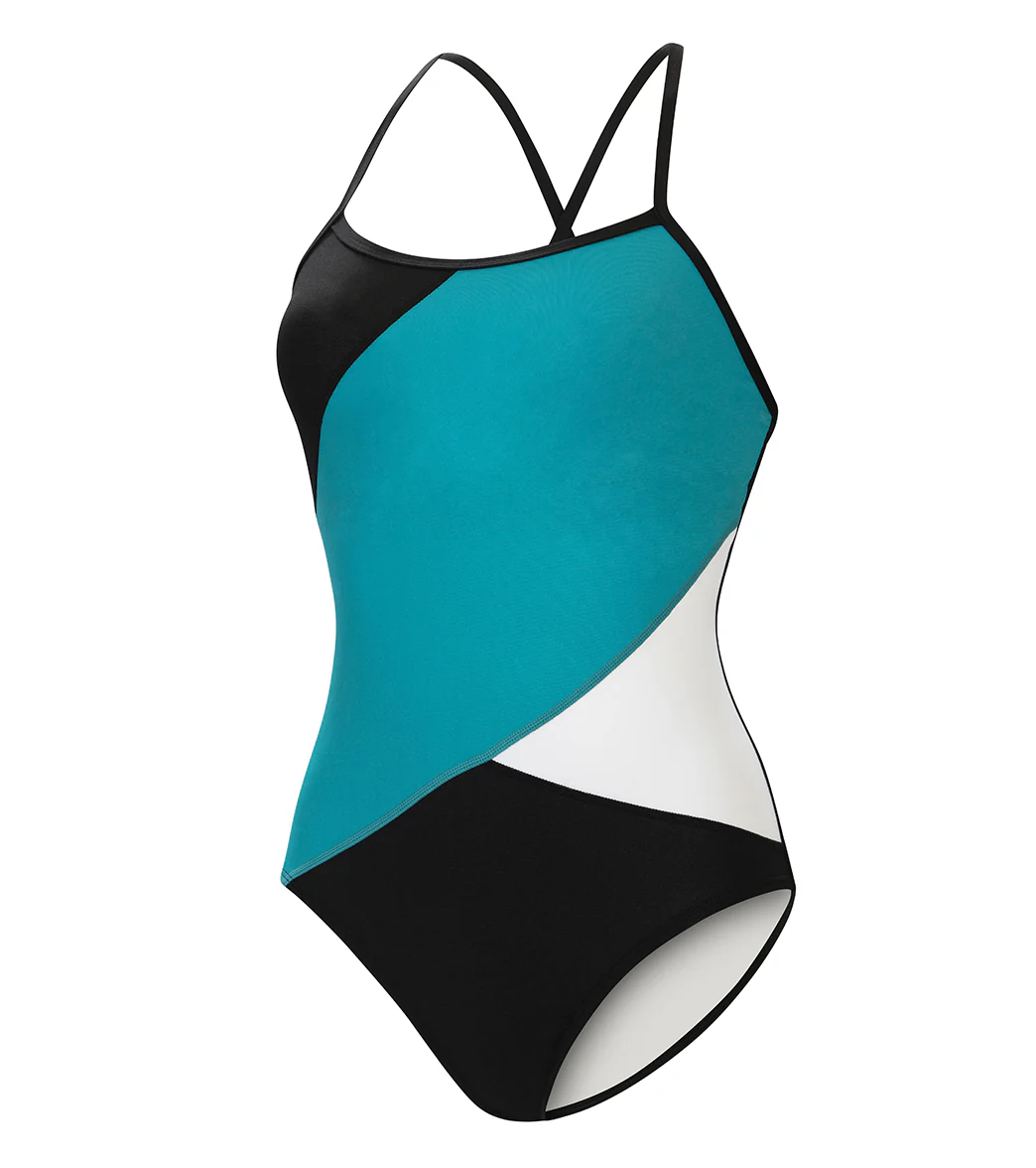 Dolfin Aquashape Women's Color Block Moderate One Piece Swimsuit - Image 5