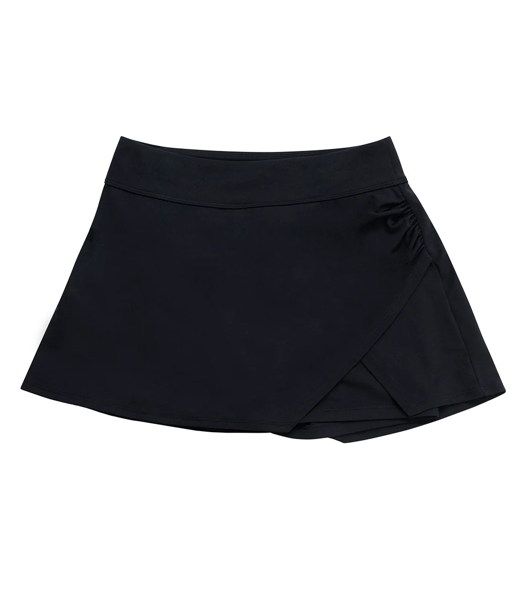 Dolfin Aquashape Women's High Waisted Wrap Front Swim Skort - Image 7