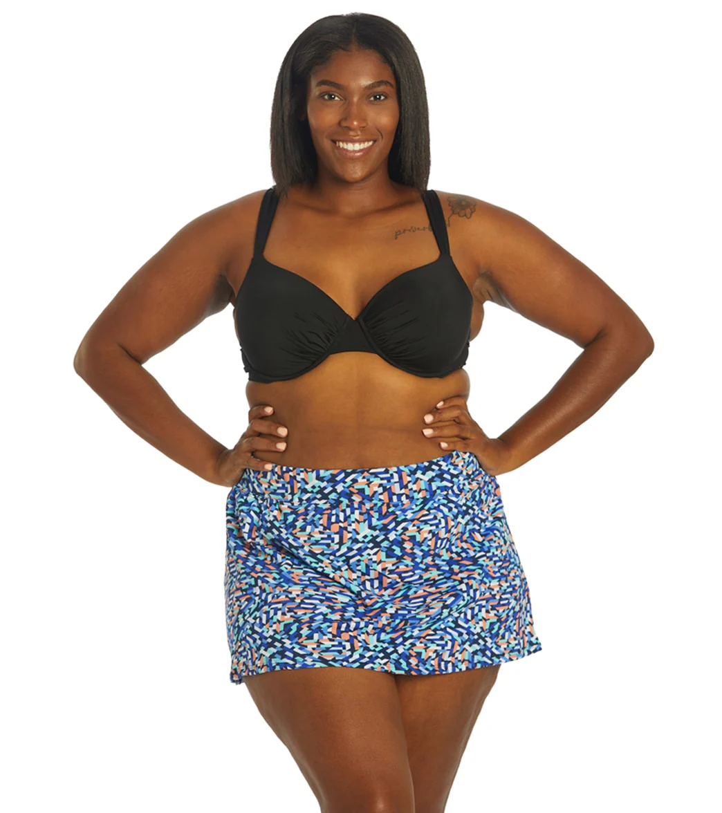 Dolfin Aquashape Women's Print A-Line Swim Skirt - Image 11