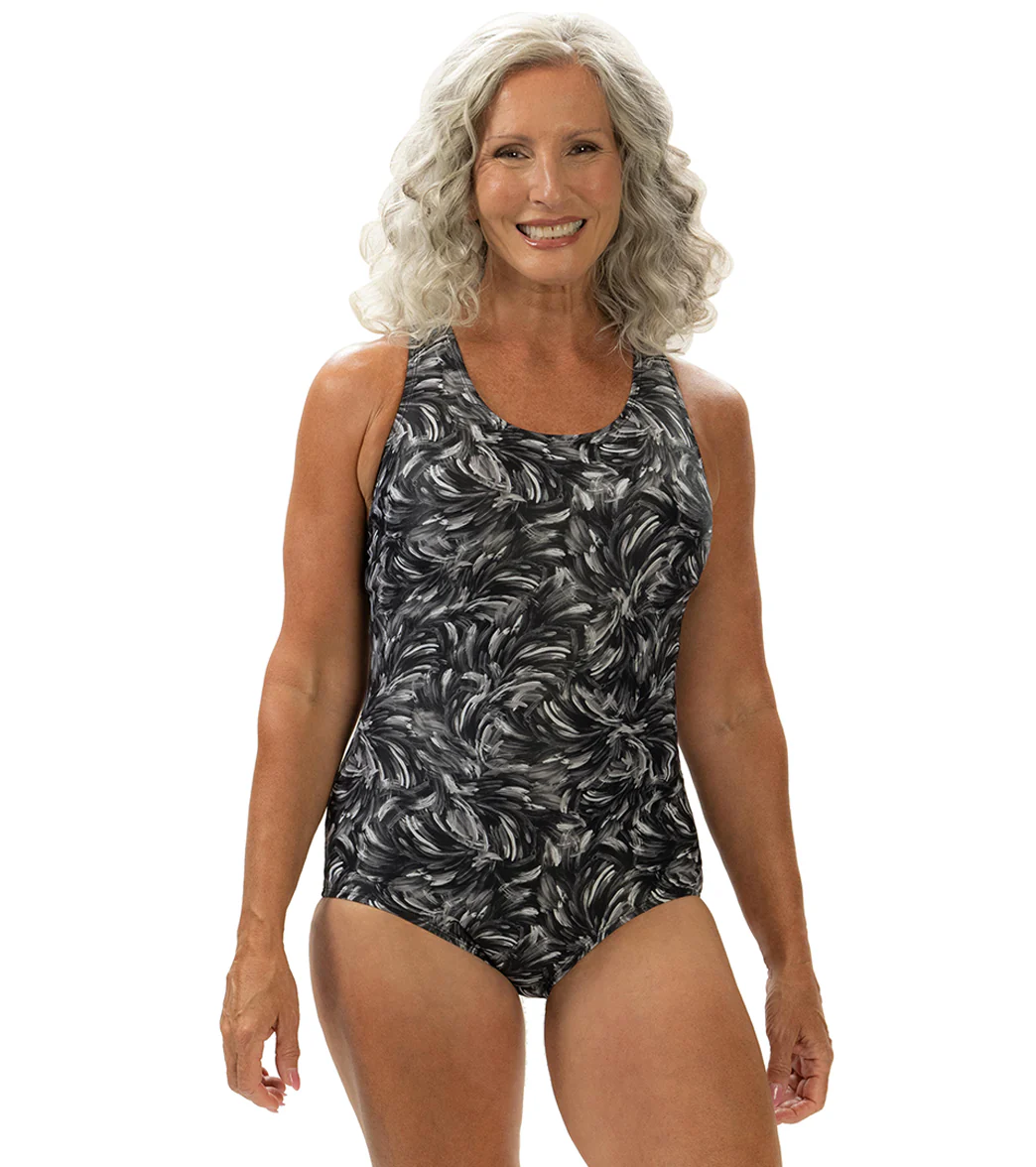 Dolfin Aquashape Women's Print Conservative One Piece Swimsuit - Image 13