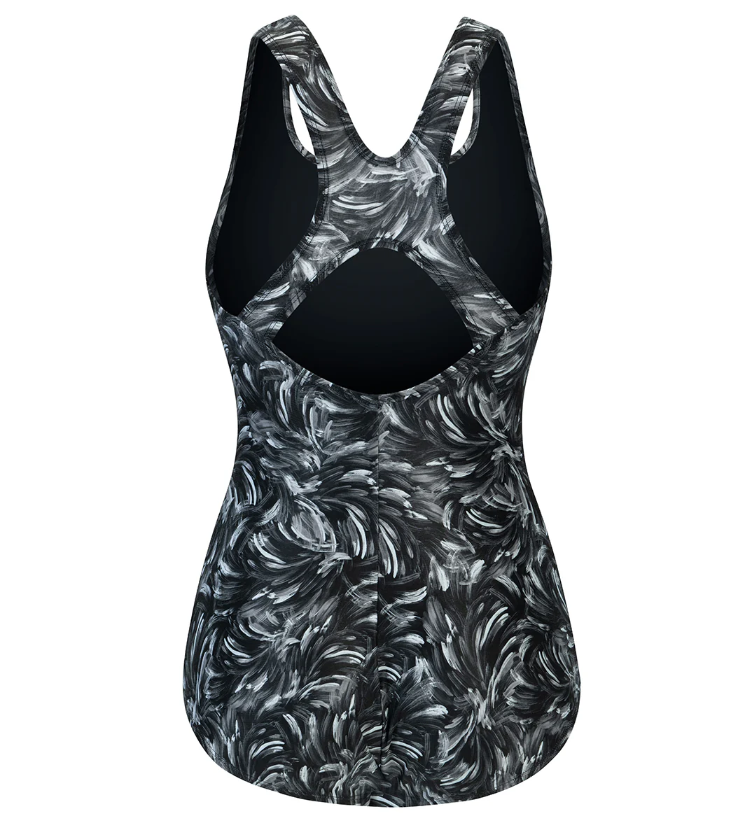 Dolfin Aquashape Women's Print Conservative One Piece Swimsuit - Image 6