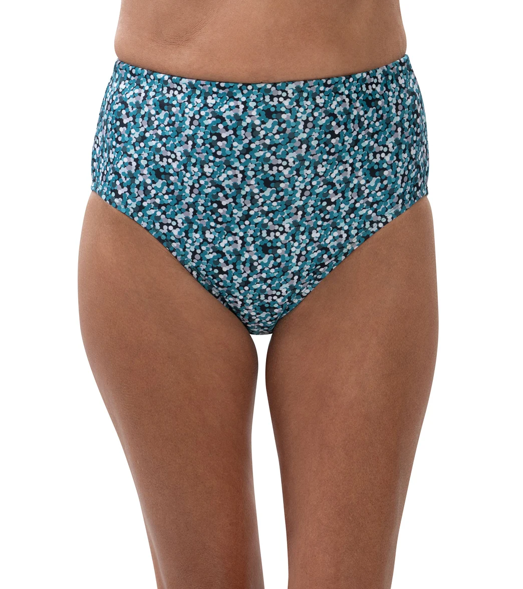 Dolfin Aquashape Women's Printed High Waisted Bikini Bottom - Image 10