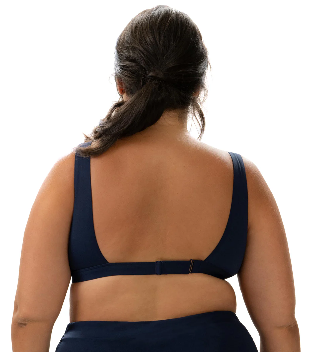 Dolfin Aquashape Women's Solid Scoop Neck Bikini Top - Image 4