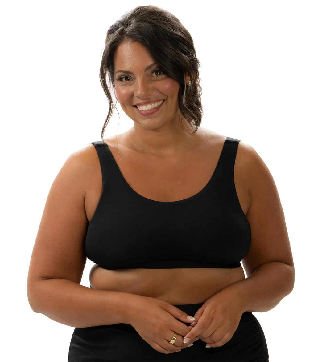 Dolfin Aquashape Women's Solid Scoop Neck Bikini Top - Image 4