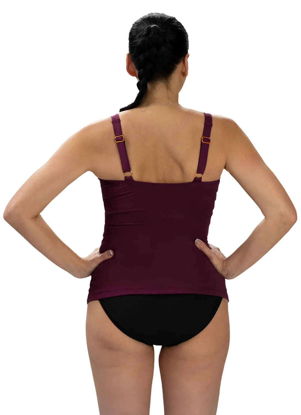 Dolfin Aquashape Women's Wrap Tankini Swimsuit Top - Image 4