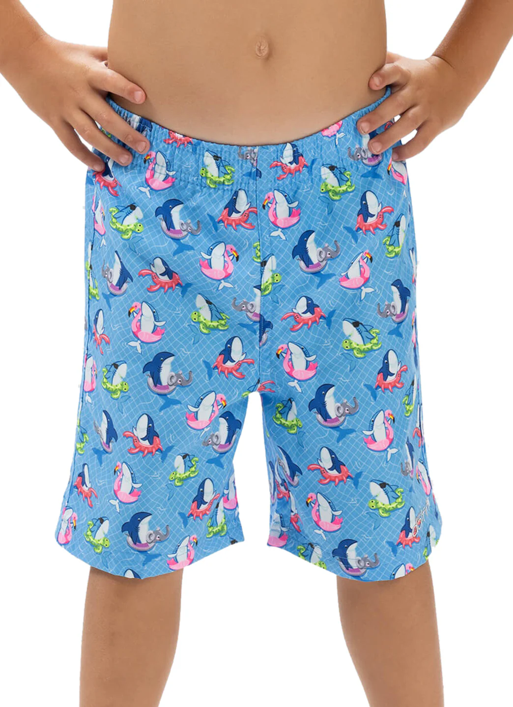 Dolfin Boys' Fin Floats Print Swim Trunks (Toddler, Little Kid) - Image 2