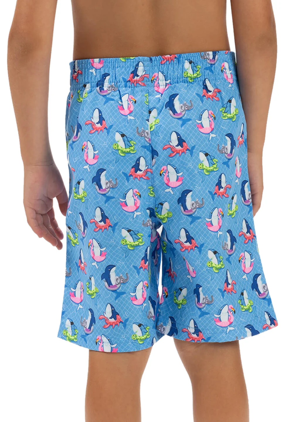 Dolfin Boys' Fin Floats Print Swim Trunks (Toddler, Little Kid) - Image 3