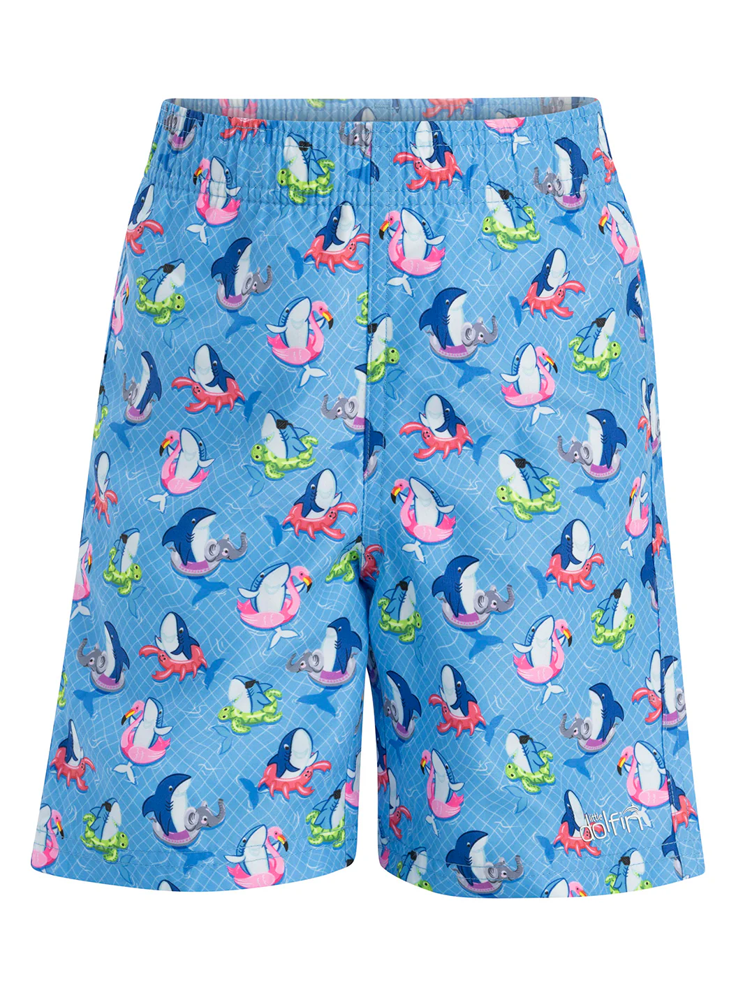 Dolfin Boys' Fin Floats Print Swim Trunks (Toddler, Little Kid) - Image 4