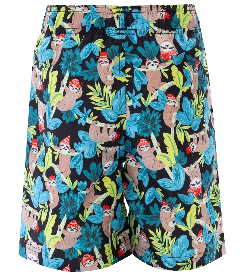 Dolfin Boys' Hang Tight Printed Swim Trunk (Little Kid) - Image 5