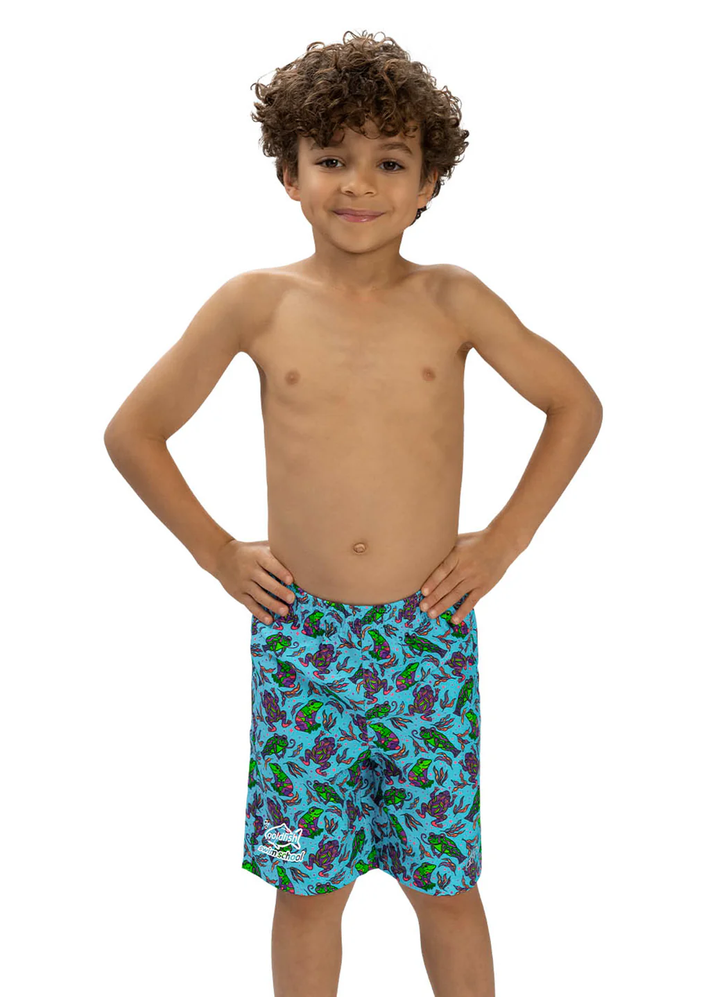 Dolfin Boys' Ribbit Swim Trunks (Toddler, Little Kid) - Image 2