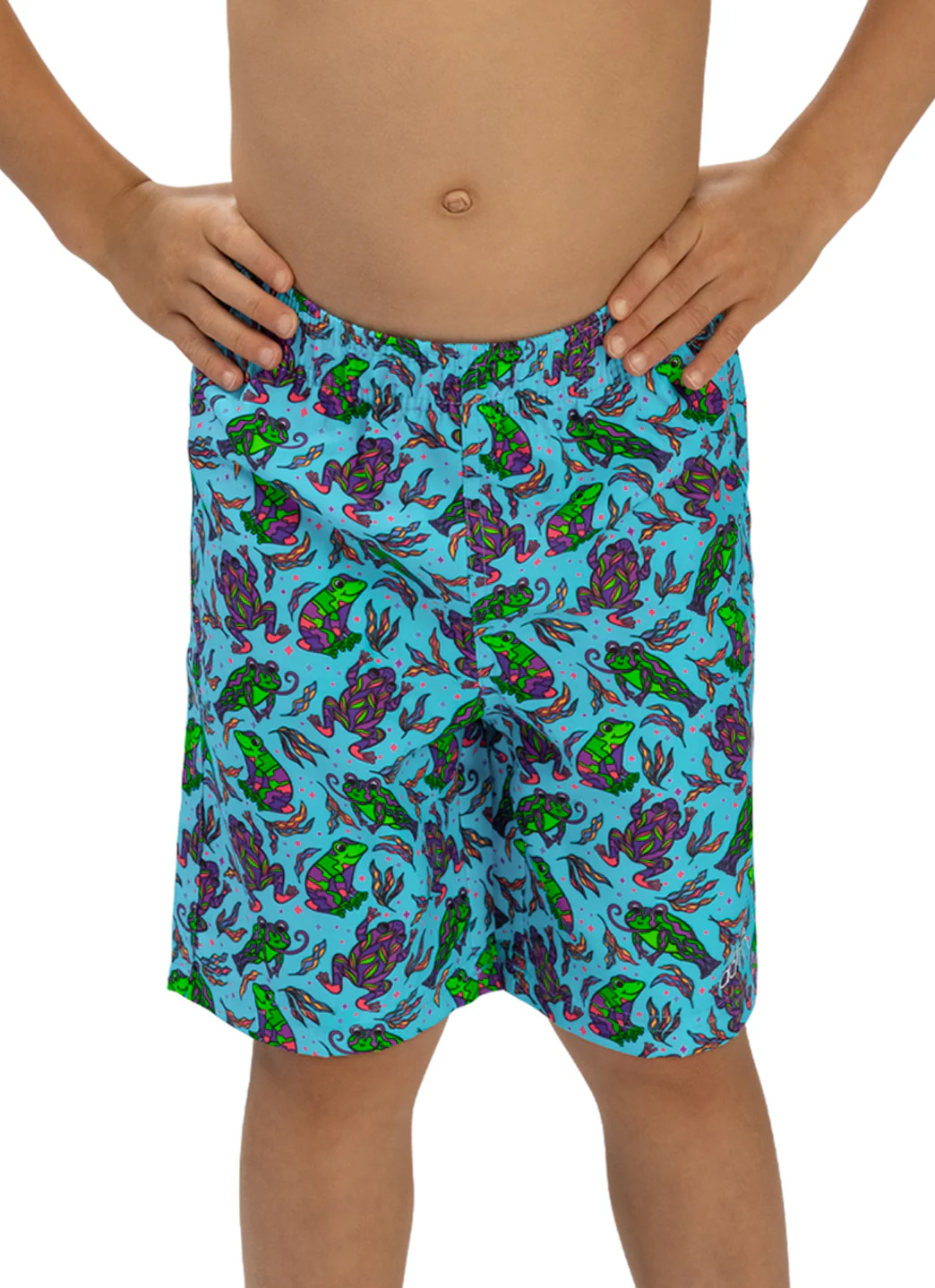 Dolfin Boys' Ribbit Swim Trunks (Toddler, Little Kid) - Image 4