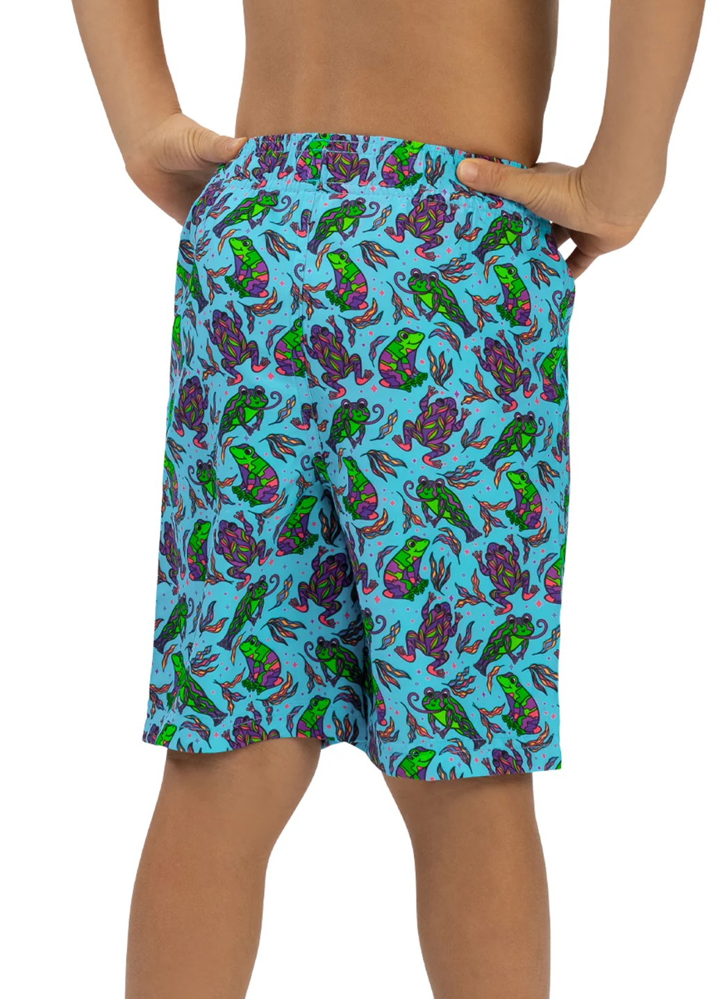 Dolfin Boys' Ribbit Swim Trunks (Toddler, Little Kid) - Image 5
