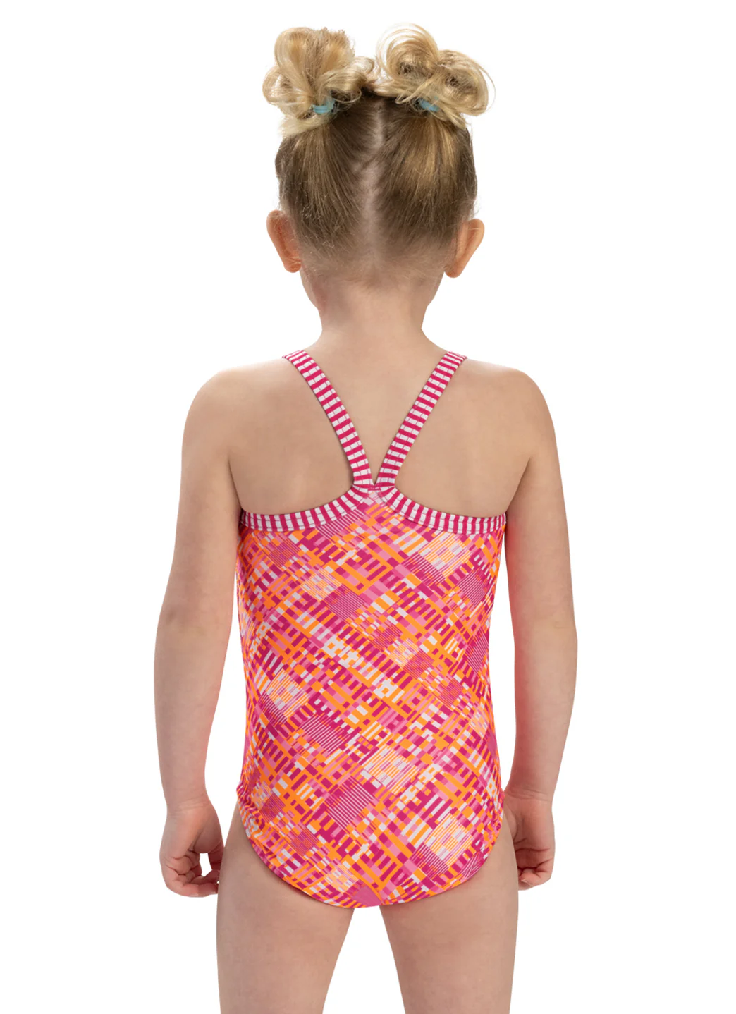 Dolfin Girls' Alphabet Printed One Piece Swimsuit (Toddler, Little Kid) - Image 3