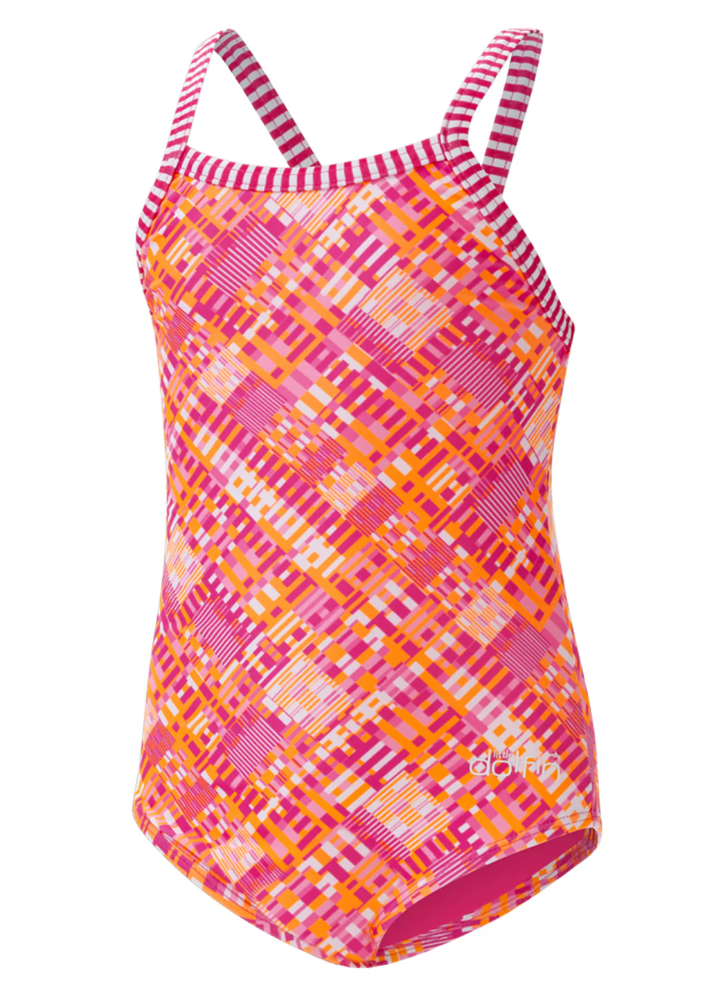Dolfin Girls' Alphabet Printed One Piece Swimsuit (Toddler, Little Kid) - Image 5