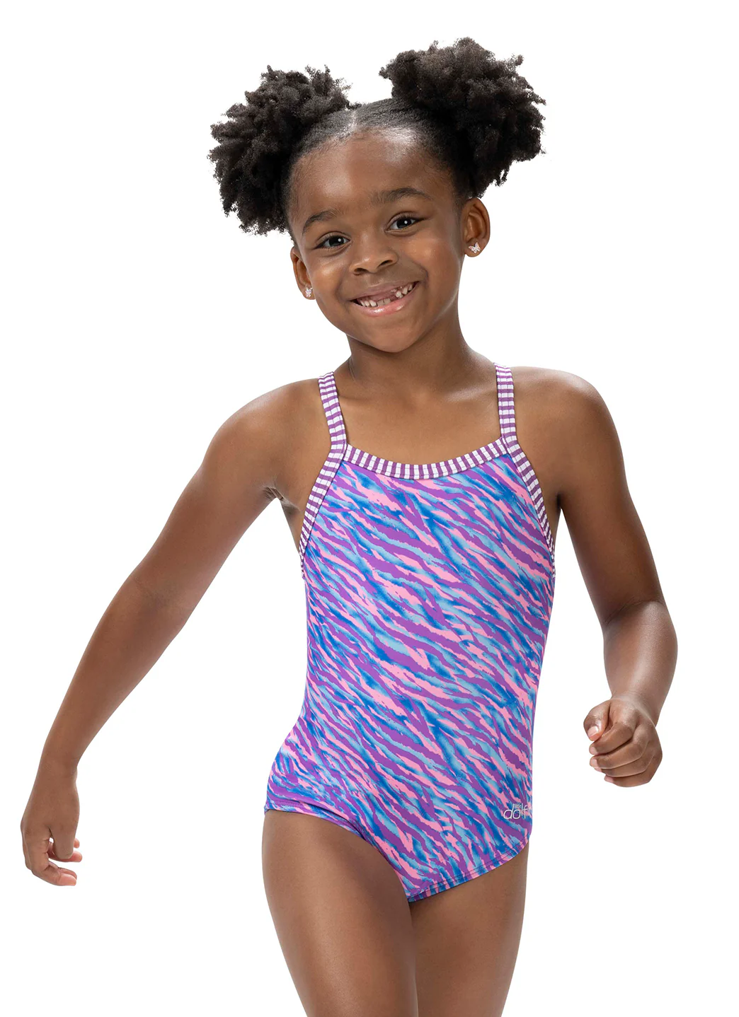 Dolfin Girls' Aurora Print One Piece Swimsuit (Toddler, Little Kid) - Image 10
