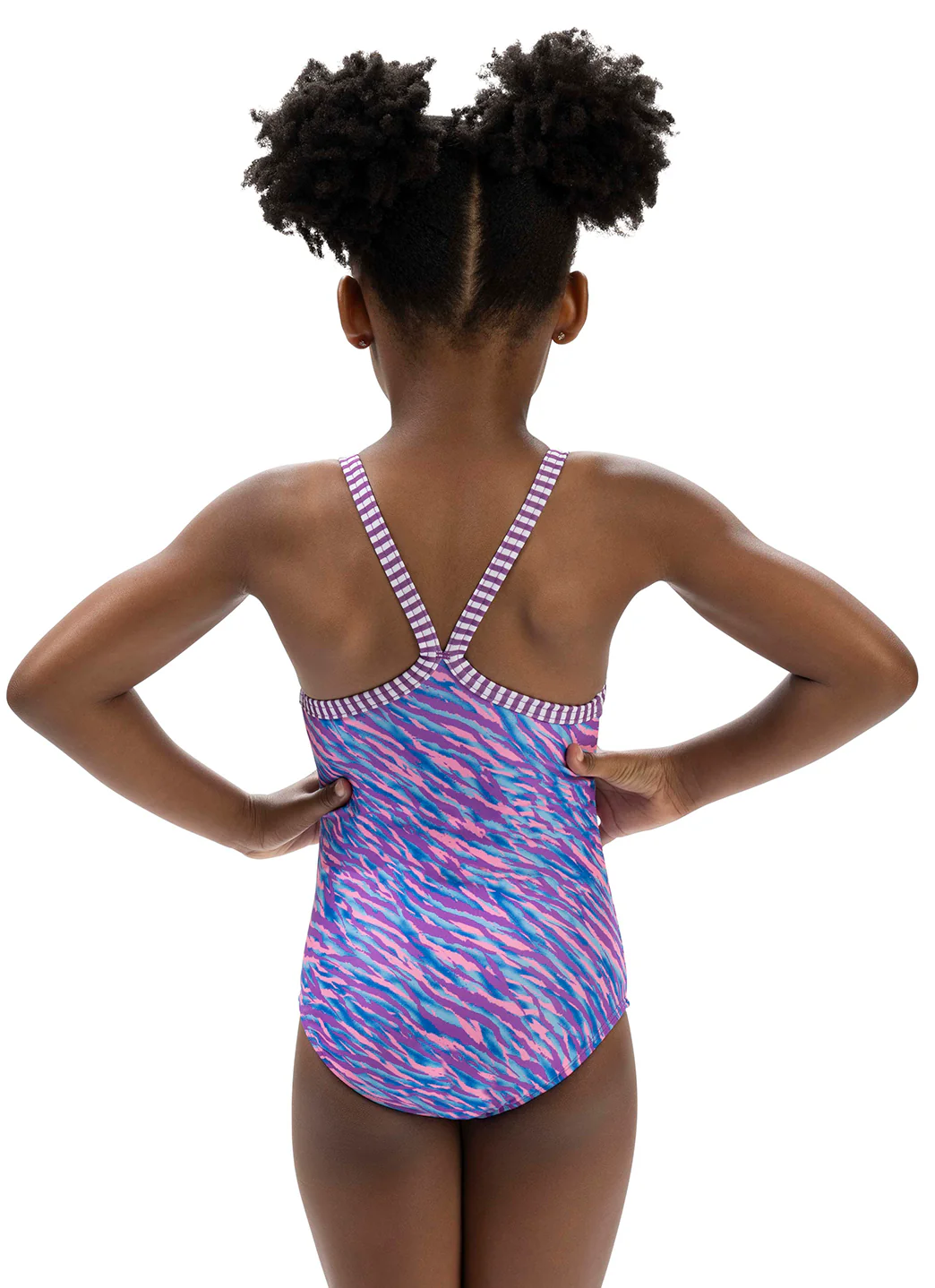 Dolfin Girls' Aurora Print One Piece Swimsuit (Toddler, Little Kid) - Image 4