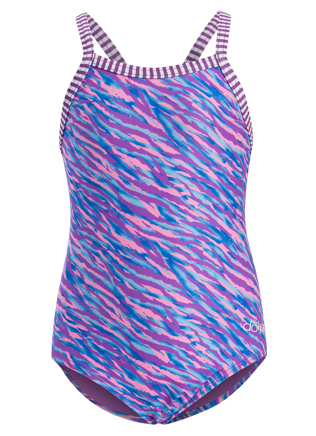 Dolfin Girls' Aurora Print One Piece Swimsuit (Toddler, Little Kid) - Image 5