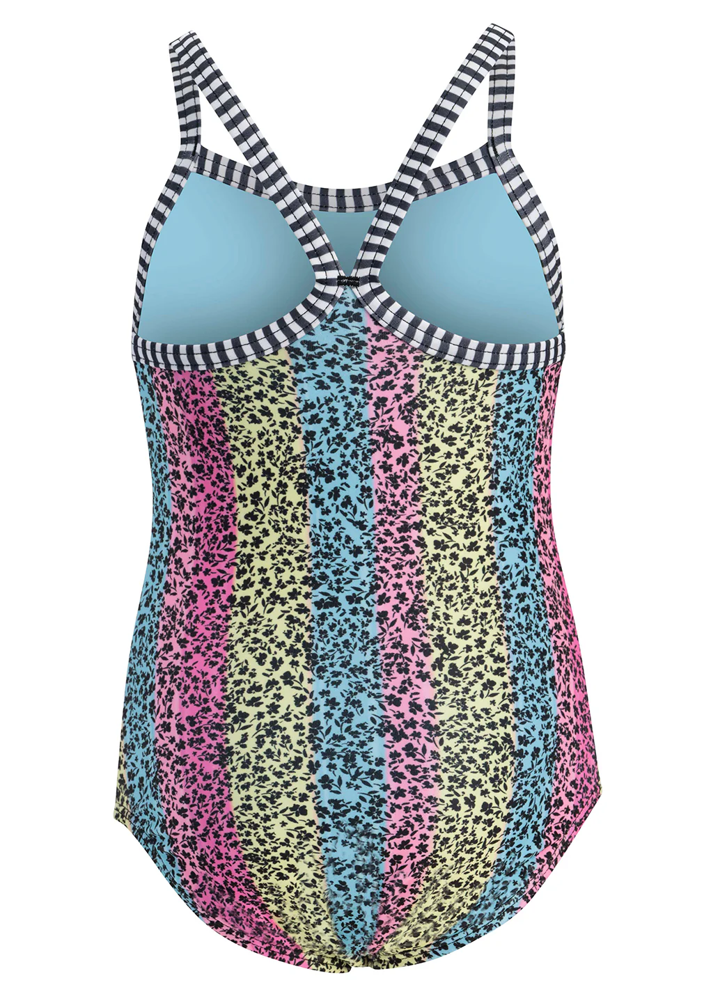 Dolfin Girls' Floret Print One Piece Swimsuit (Toddler, Little Kid) - Image 5