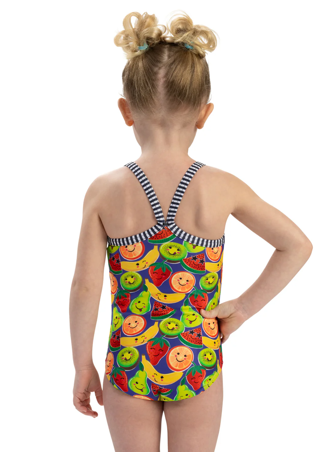 Dolfin Girls' Fruit Print One Piece Swimsuit (Toddler, Little Kid) - Image 4