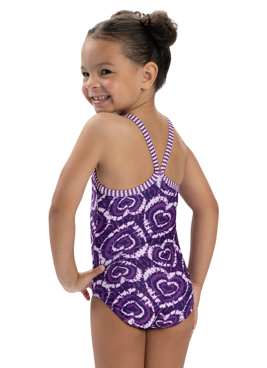 Dolfin Girls' Lovespell One Piece Swimsuit (Toddler, Little Kid) - Image 4