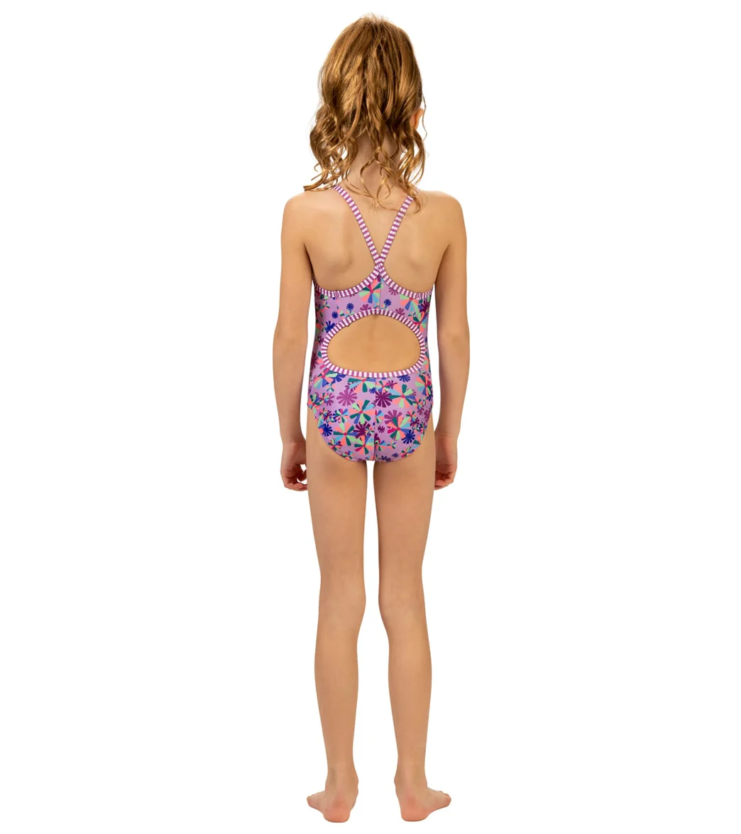 Dolfin Girls' Pinwheel One Piece Swimsuit (Big Kid) - Image 4