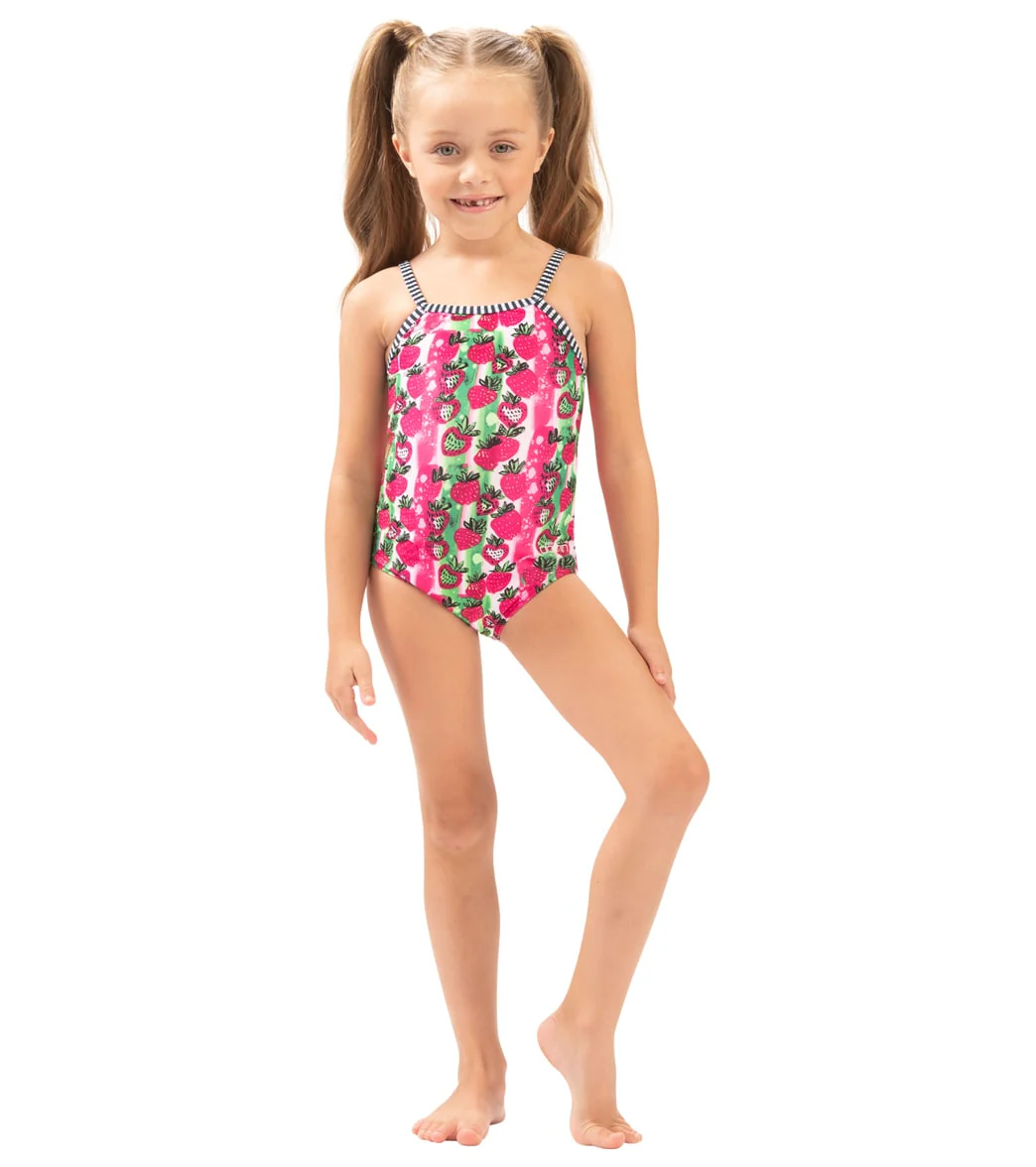Dolfin Girls' Print One Piece Swimsuit (Toddler, Little Kid) - Image 17