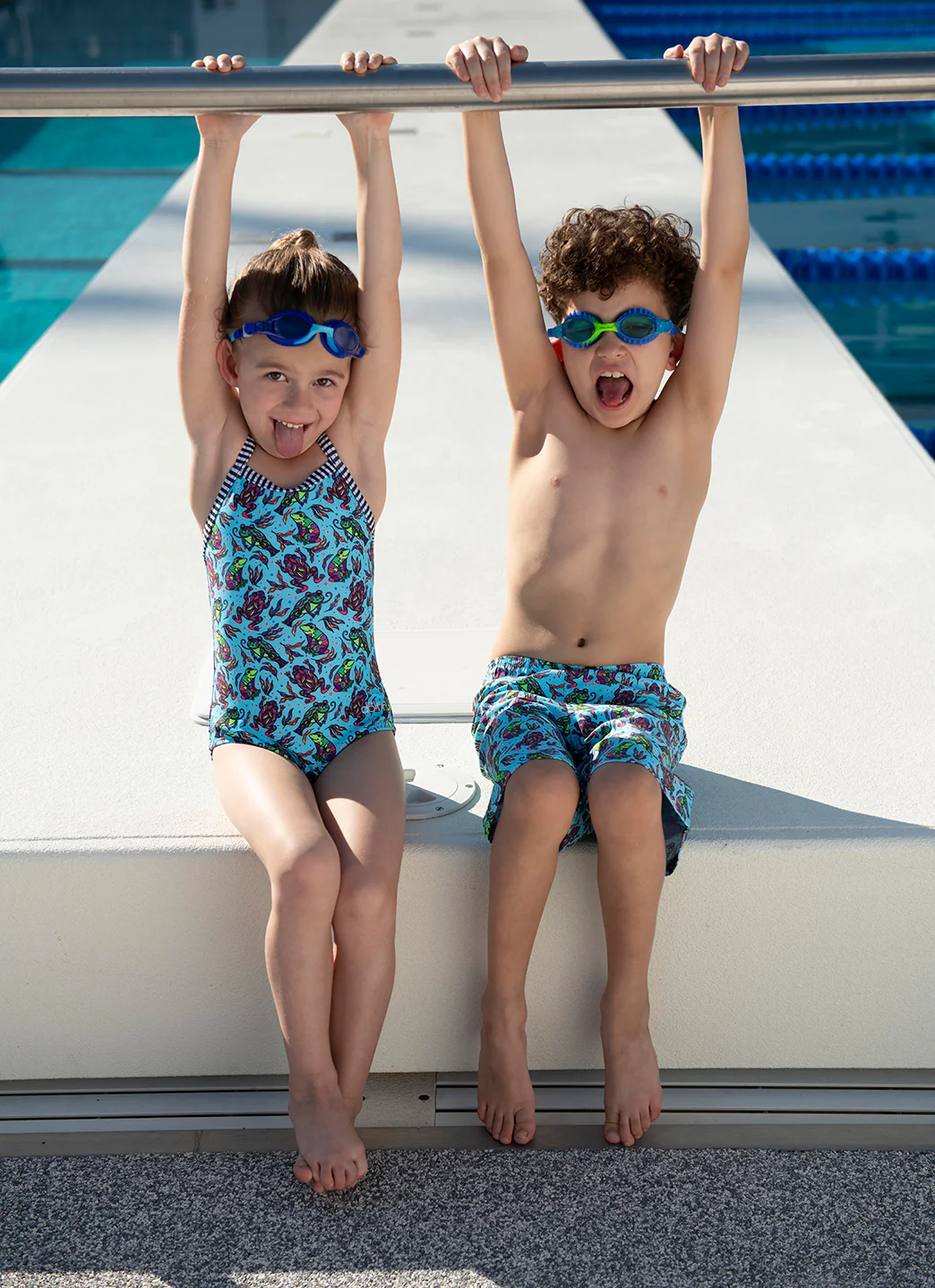 Dolfin Girls' Ribbit One Piece Swimsuit (Toddler, Little Kid) - Image 11
