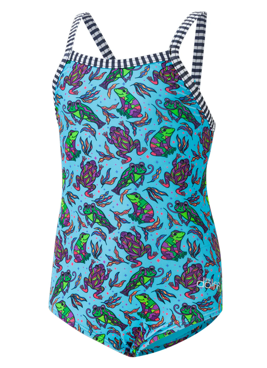 Dolfin Girls' Ribbit One Piece Swimsuit (Toddler, Little Kid) - Image 5