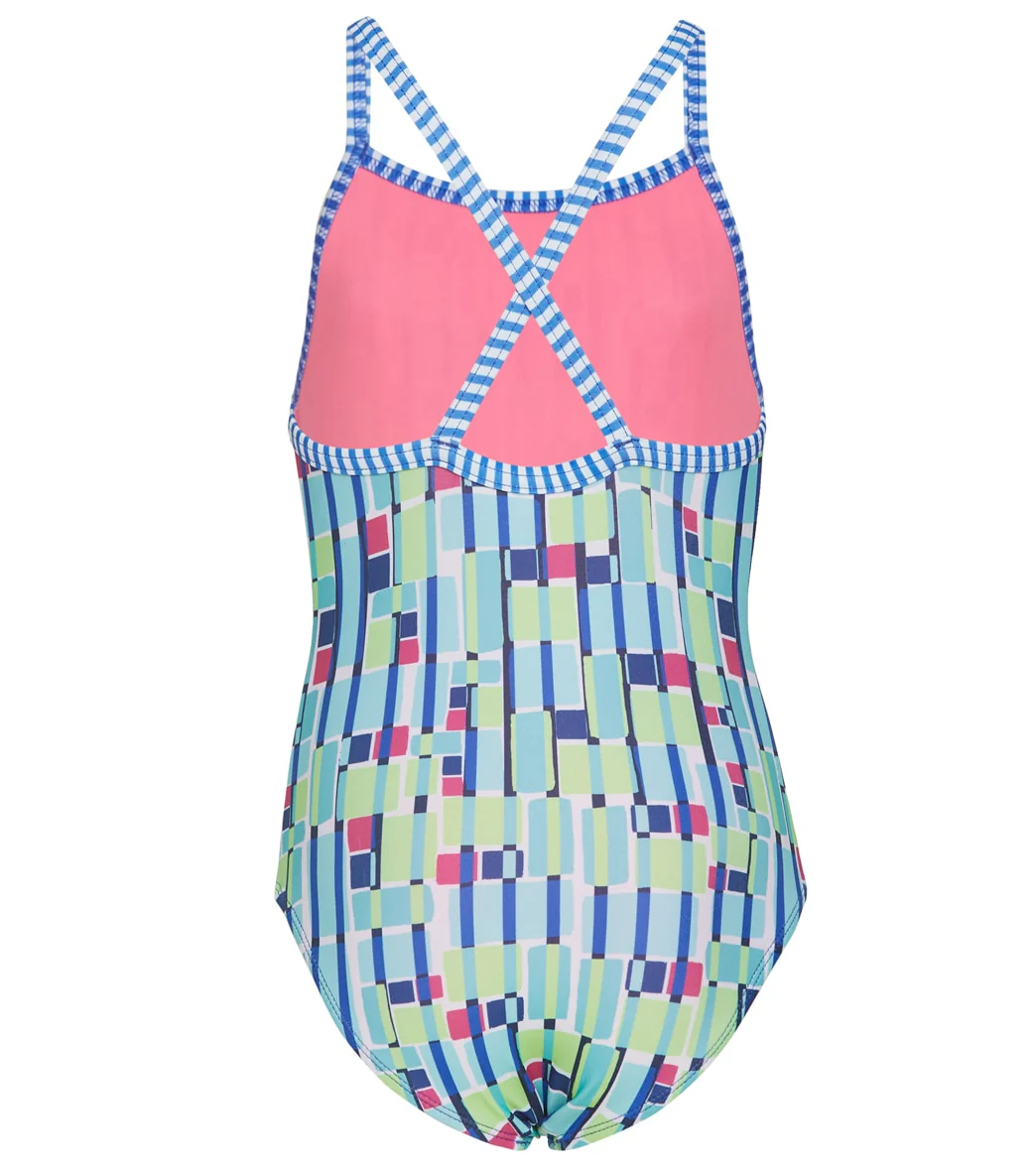 Dolfin Girls' Uptown One Piece Swimsuit (Big Kid) - Image 2